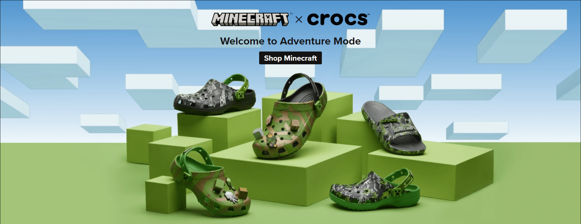 Minecraft X Crocs