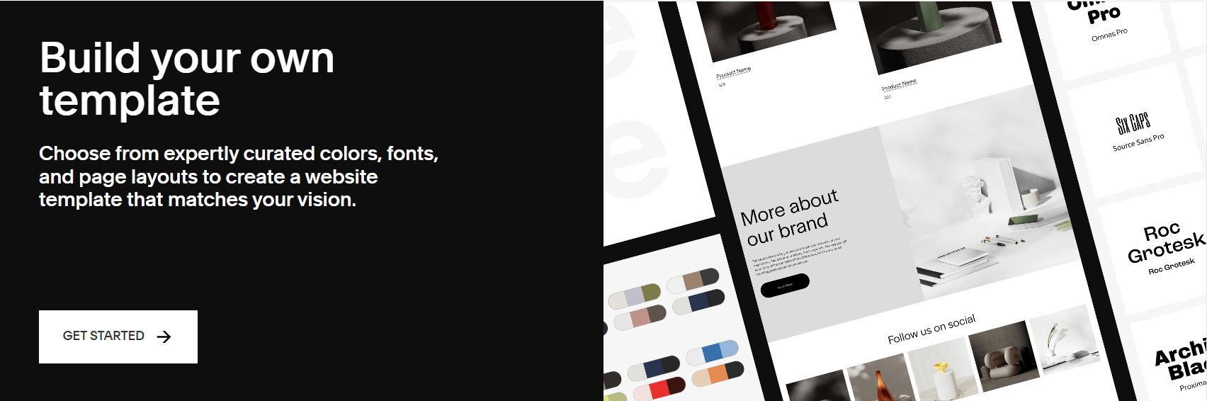 Squarespace - build your own template