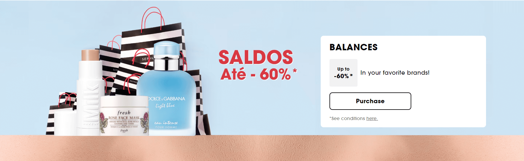 Sephora 60% Off