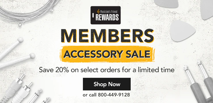 Musician's Friend | Members Accessory Sale
